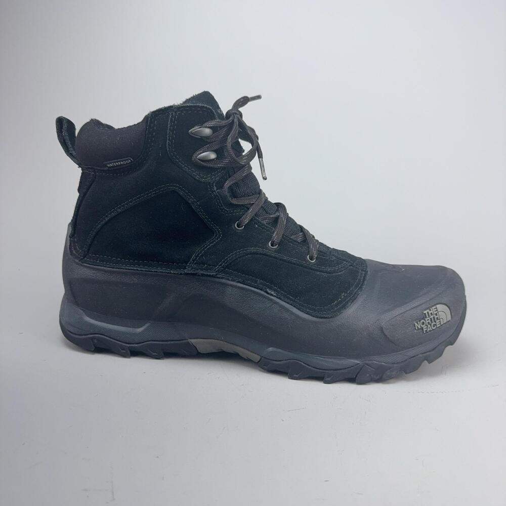 The North Face Snow Boots Mens Size 13 Black Waterproof Insulated NF00A1KS